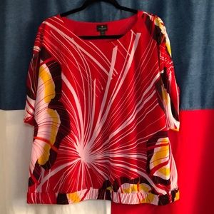 Beautiful flowy Worthington Woman blouse